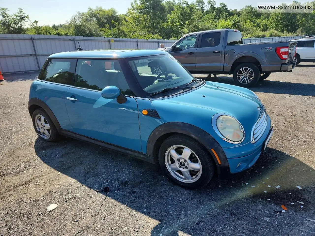 2007 Mini Cooper VIN: WMWMF33527TU62333 Lot: 61522646