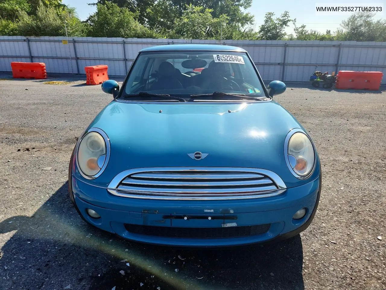 2007 Mini Cooper VIN: WMWMF33527TU62333 Lot: 61522646