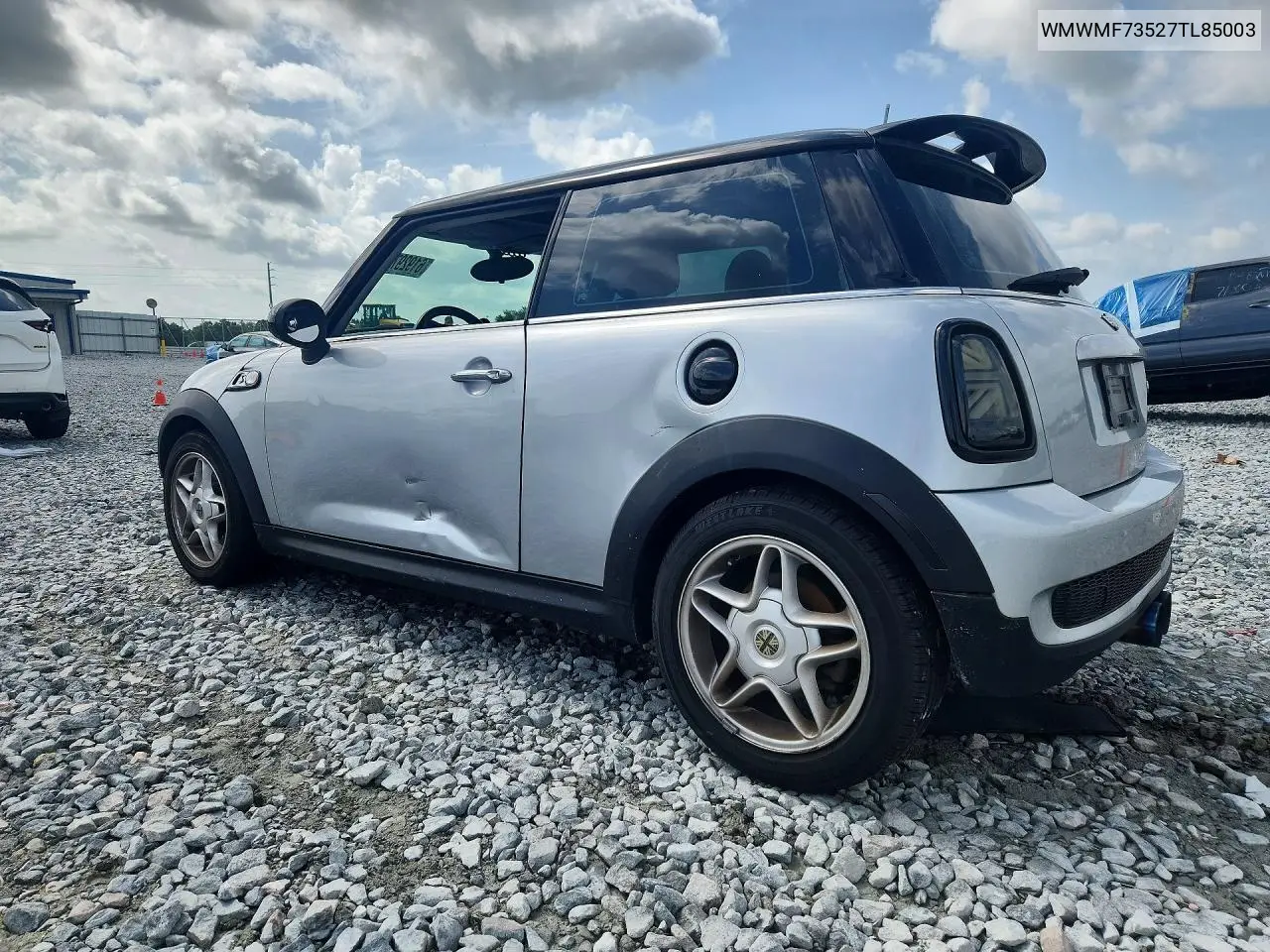 2007 Mini Cooper S VIN: WMWMF73527TL85003 Lot: 61929726