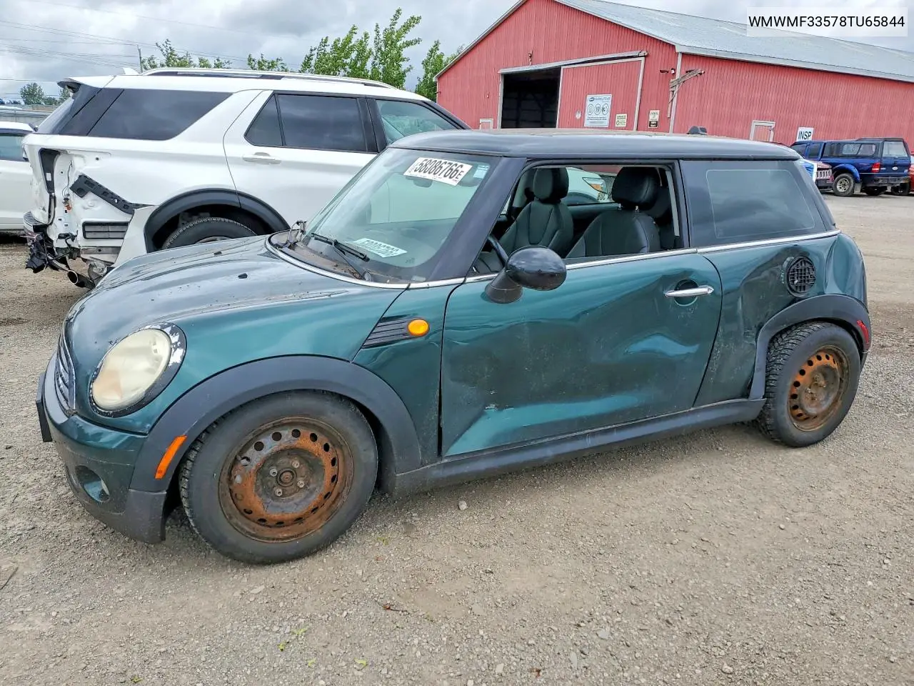 2008 Mini Cooper VIN: WMWMF33578TU65844 Lot: 58086766