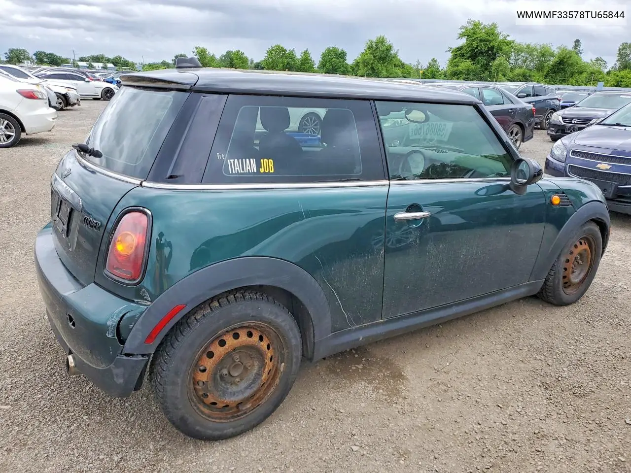 2008 Mini Cooper VIN: WMWMF33578TU65844 Lot: 58086766