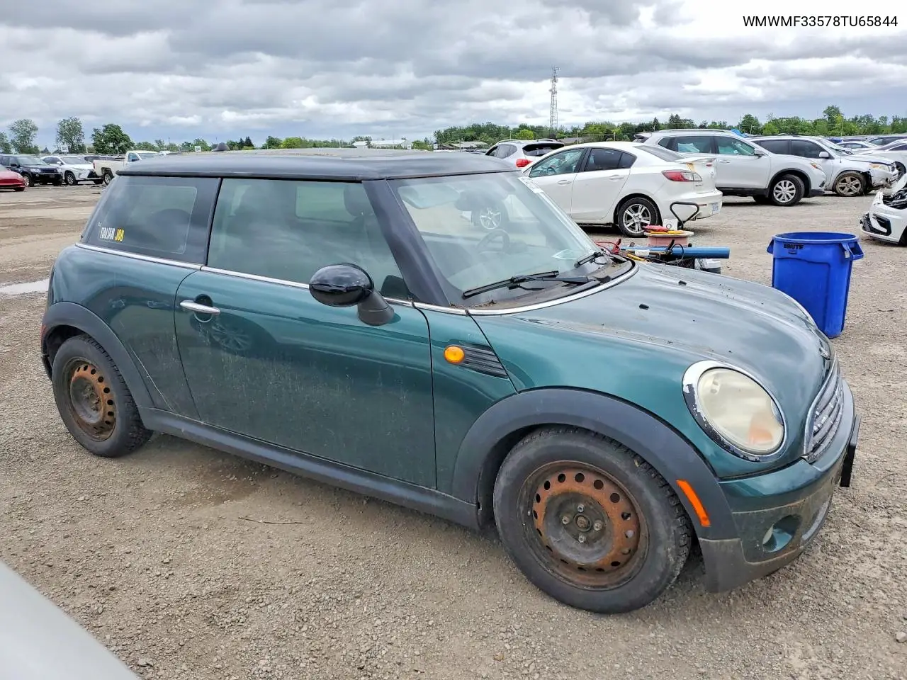 2008 Mini Cooper VIN: WMWMF33578TU65844 Lot: 58086766