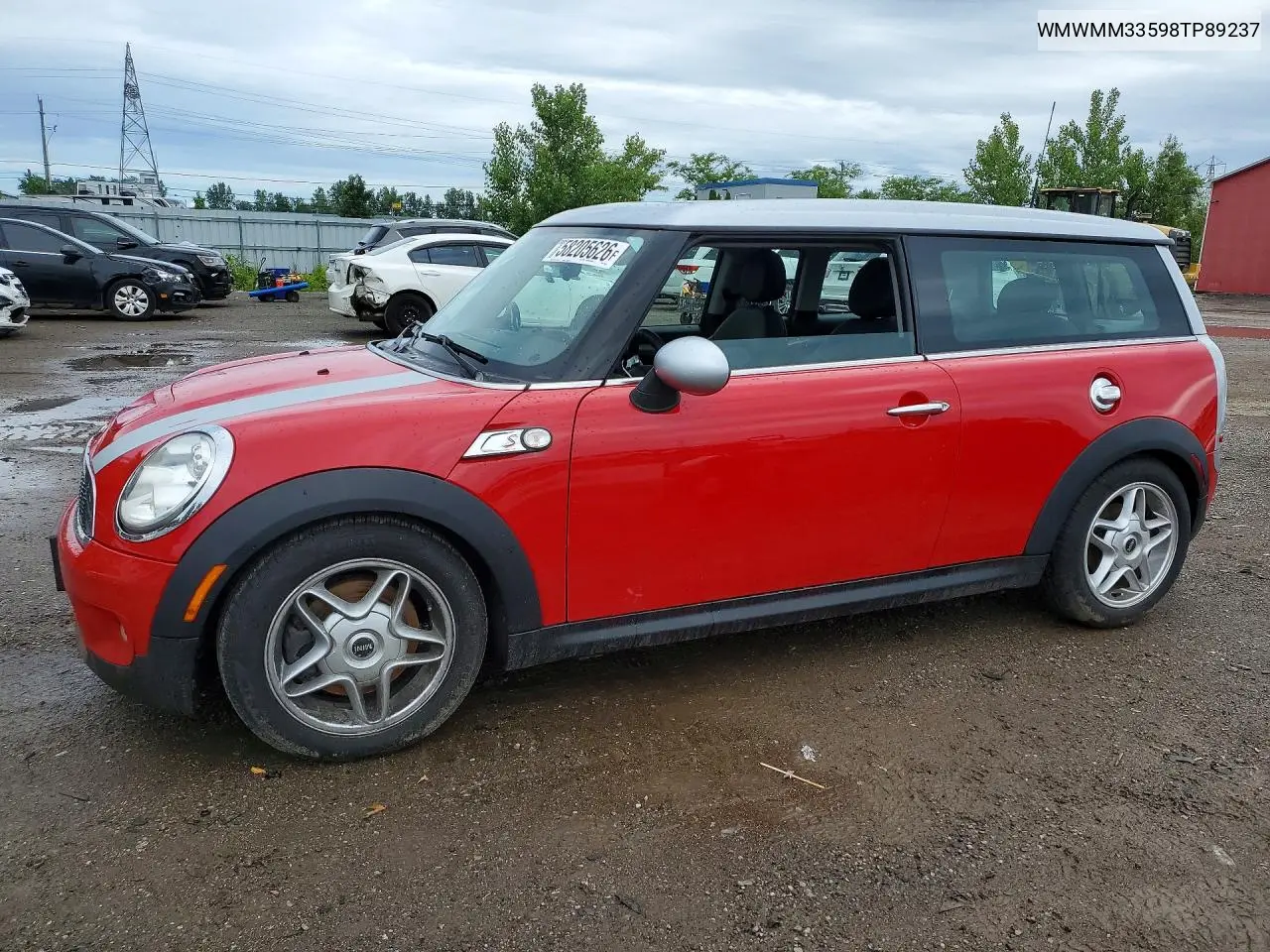2008 Mini Cooper S Clubman VIN: WMWMM33598TP89237 Lot: 58205626