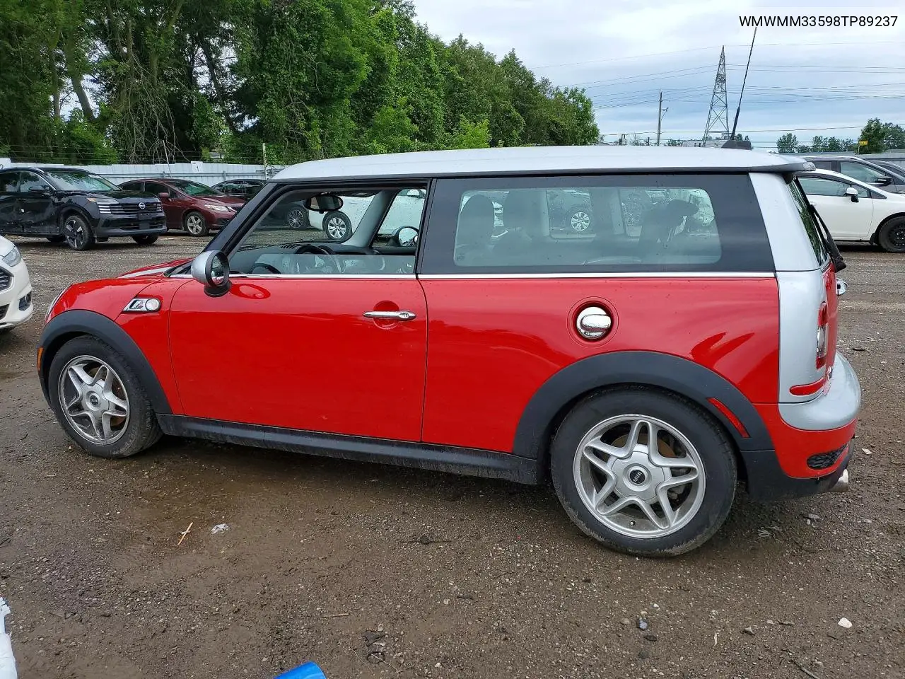 2008 Mini Cooper S Clubman VIN: WMWMM33598TP89237 Lot: 58205626