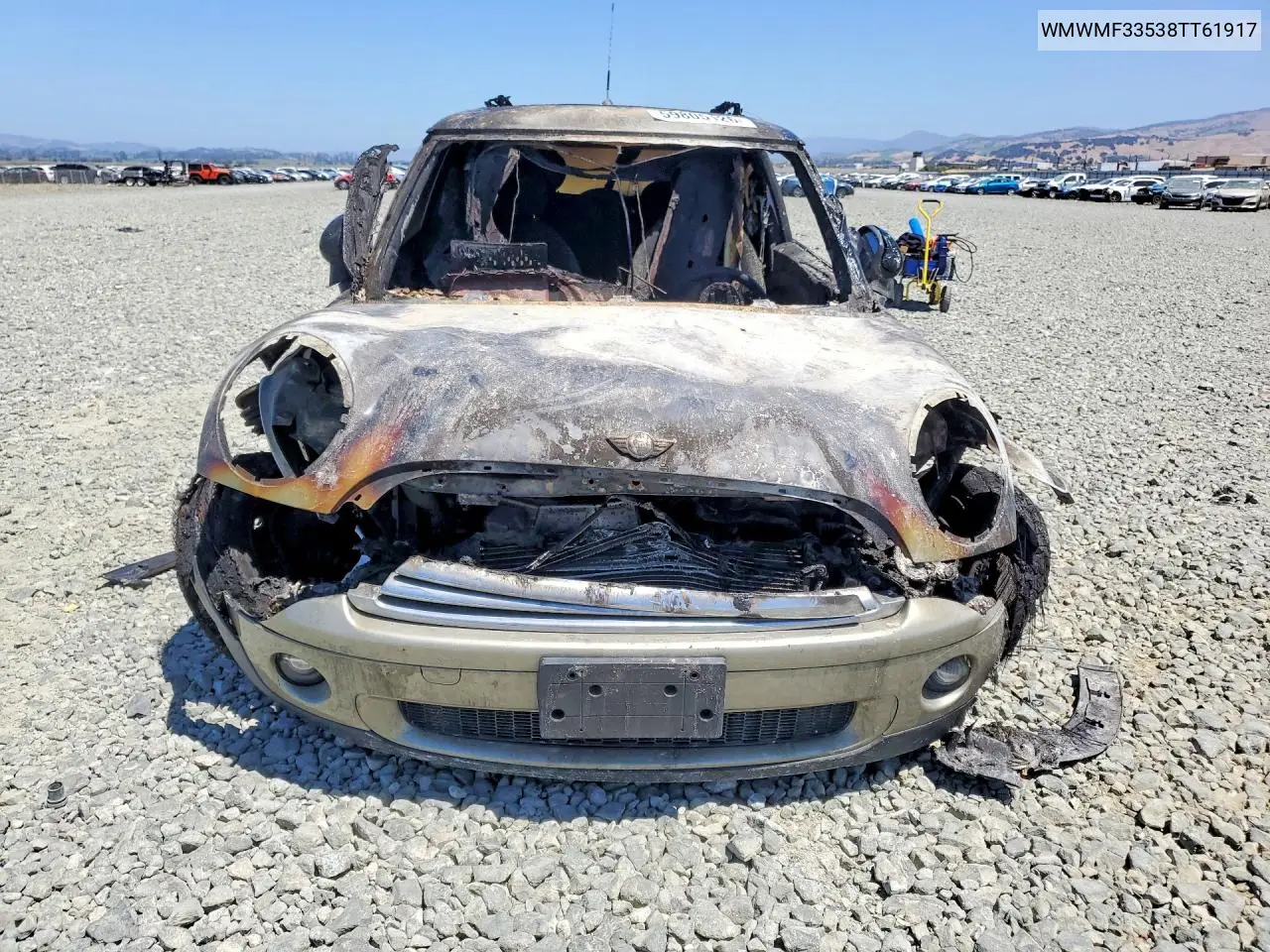2008 Mini Cooper VIN: WMWMF33538TT61917 Lot: 59805126