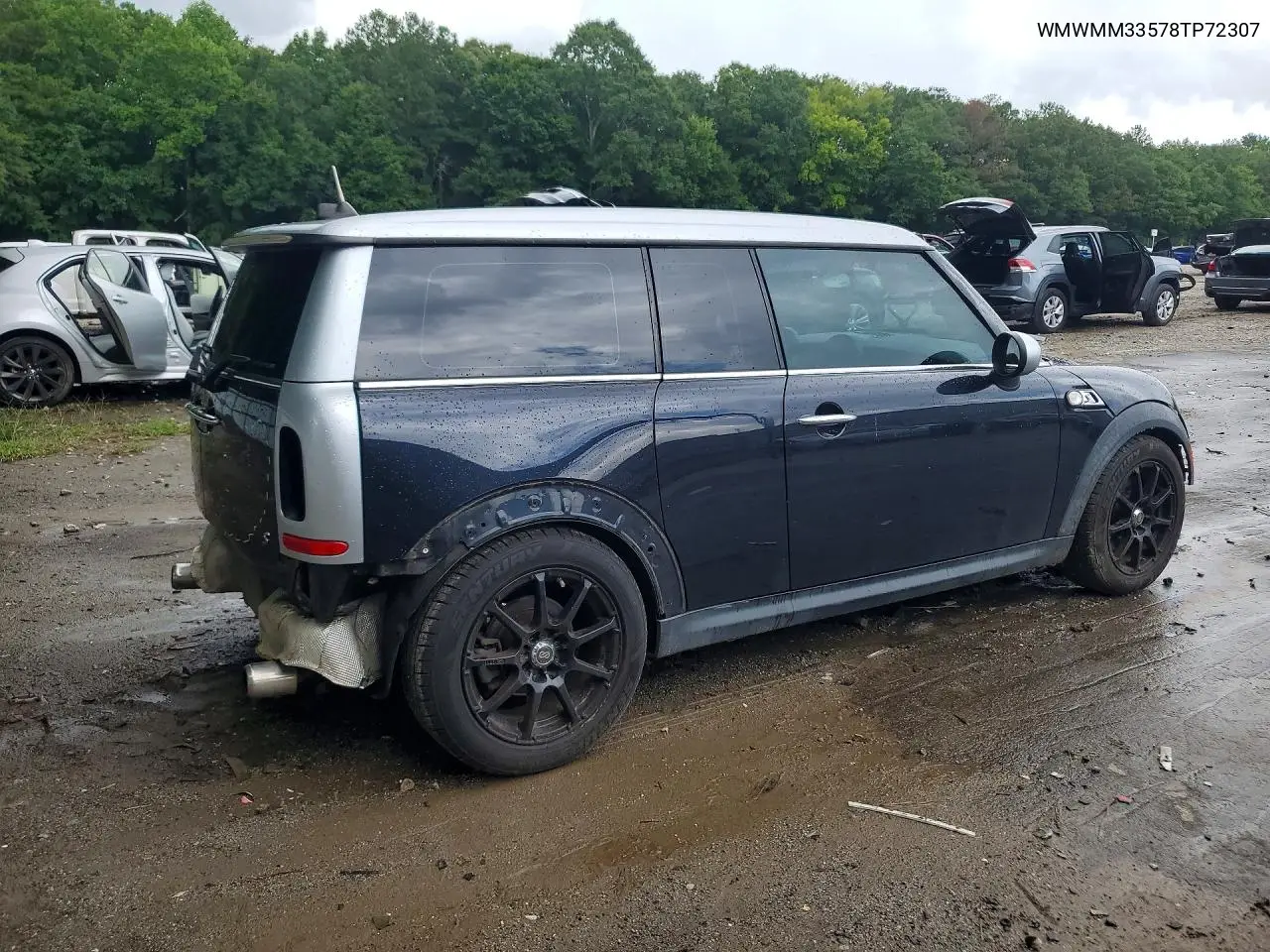 2008 Mini Cooper S Clubman VIN: WMWMM33578TP72307 Lot: 60746706