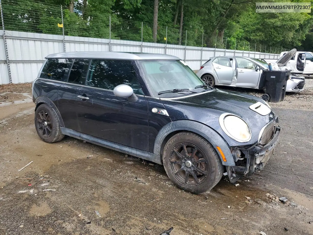 2008 Mini Cooper S Clubman VIN: WMWMM33578TP72307 Lot: 60746706