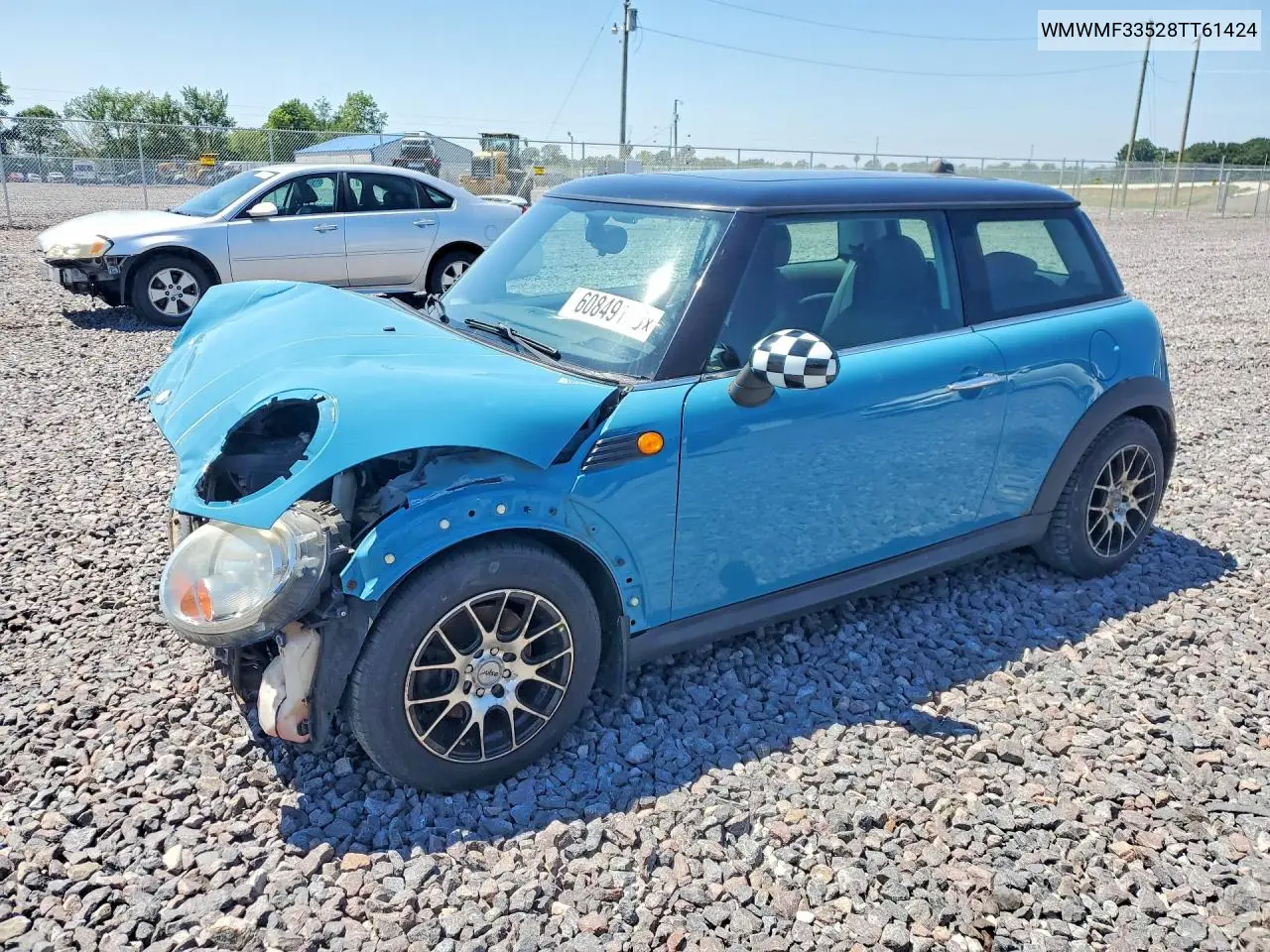 2008 Mini Cooper VIN: WMWMF33528TT61424 Lot: 60849176