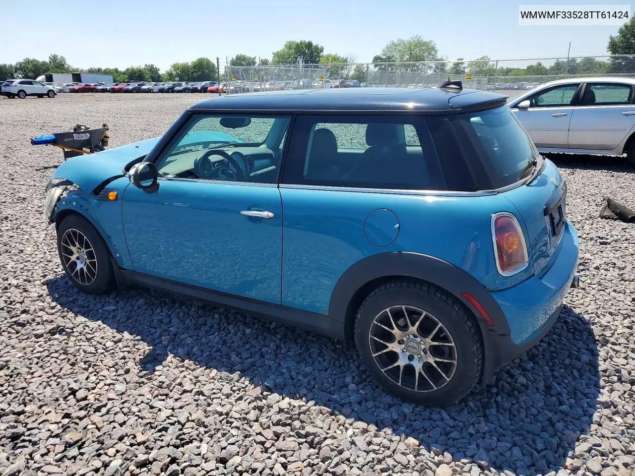 2008 Mini Cooper VIN: WMWMF33528TT61424 Lot: 60849176