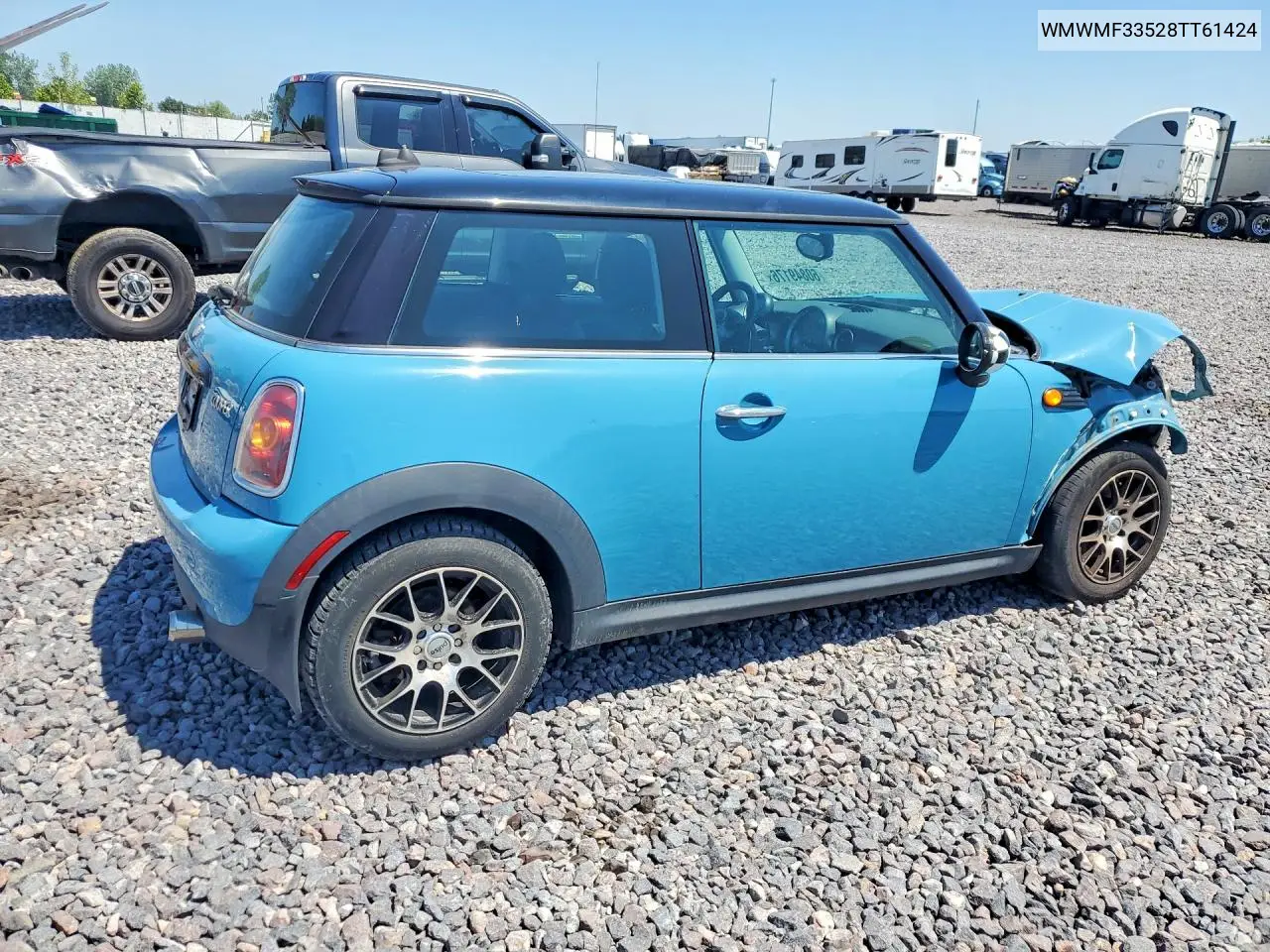 2008 Mini Cooper VIN: WMWMF33528TT61424 Lot: 60849176