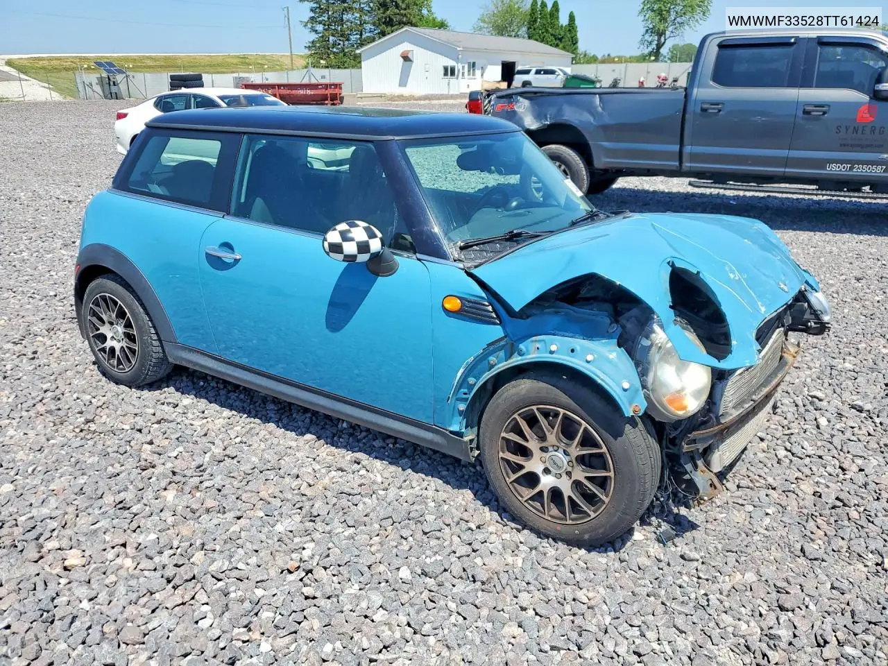 2008 Mini Cooper VIN: WMWMF33528TT61424 Lot: 60849176