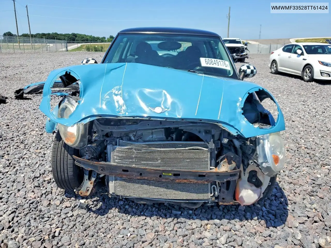 2008 Mini Cooper VIN: WMWMF33528TT61424 Lot: 60849176