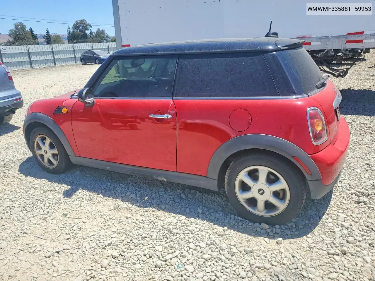 2008 Mini Cooper VIN: WMWMF33588TT59953 Lot: 61213996