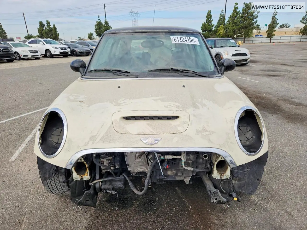 2008 Mini Cooper S VIN: WMWMF73518TT87004 Lot: 61224106