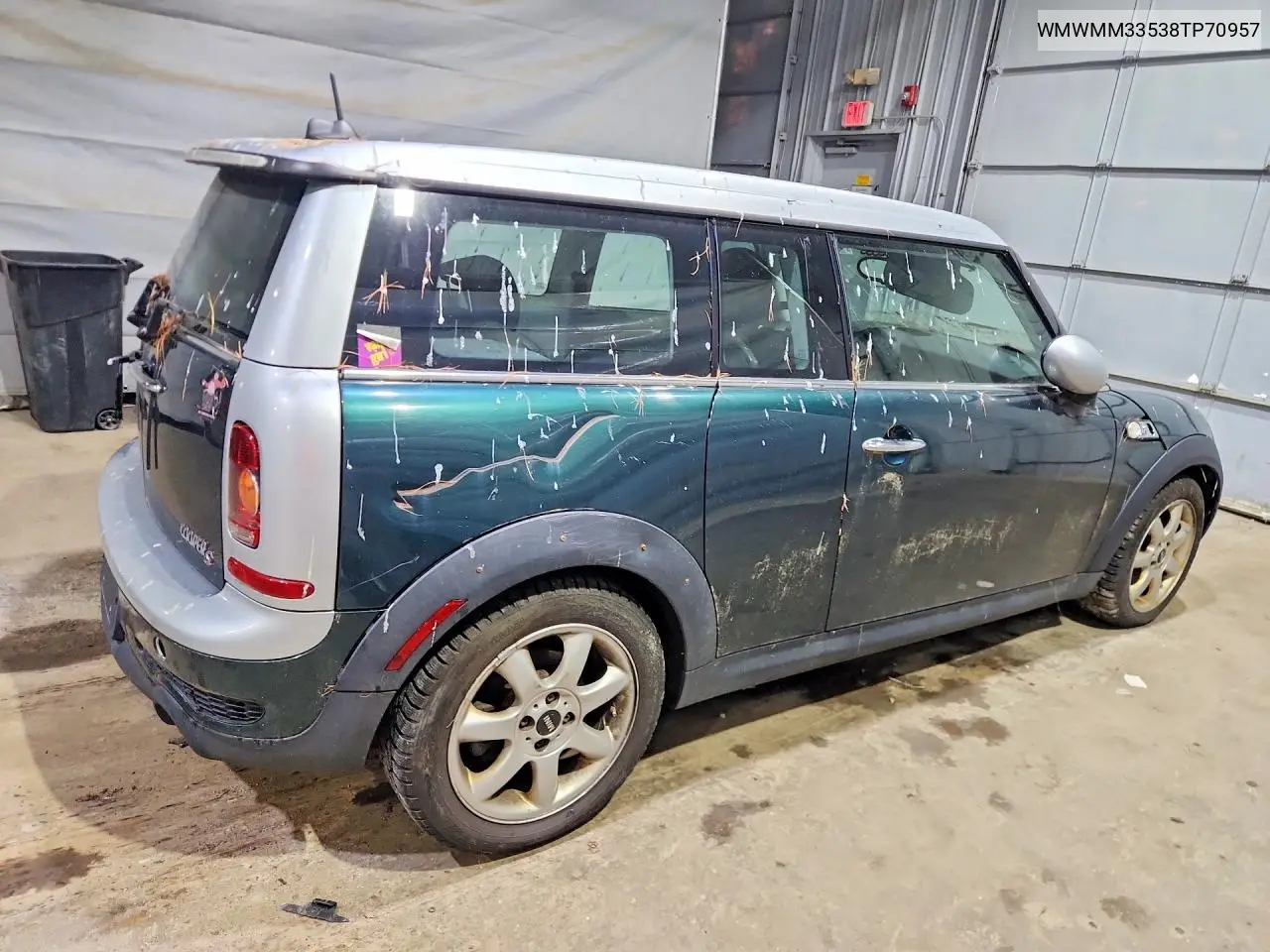 2008 Mini Cooper S Clubman VIN: WMWMM33538TP70957 Lot: 62161876