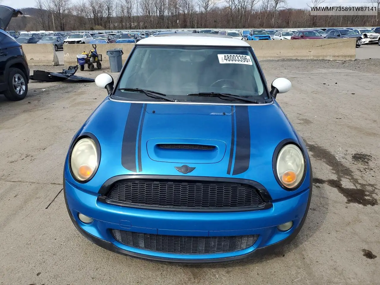 WMWMF73589TW87141 2009 Mini Cooper S