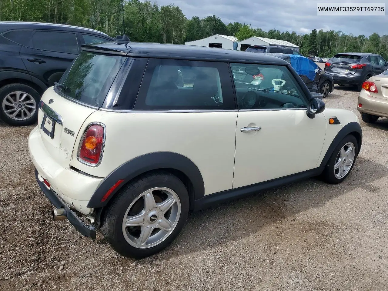 2009 Mini Cooper VIN: WMWMF33529TT69735 Lot: 60829796