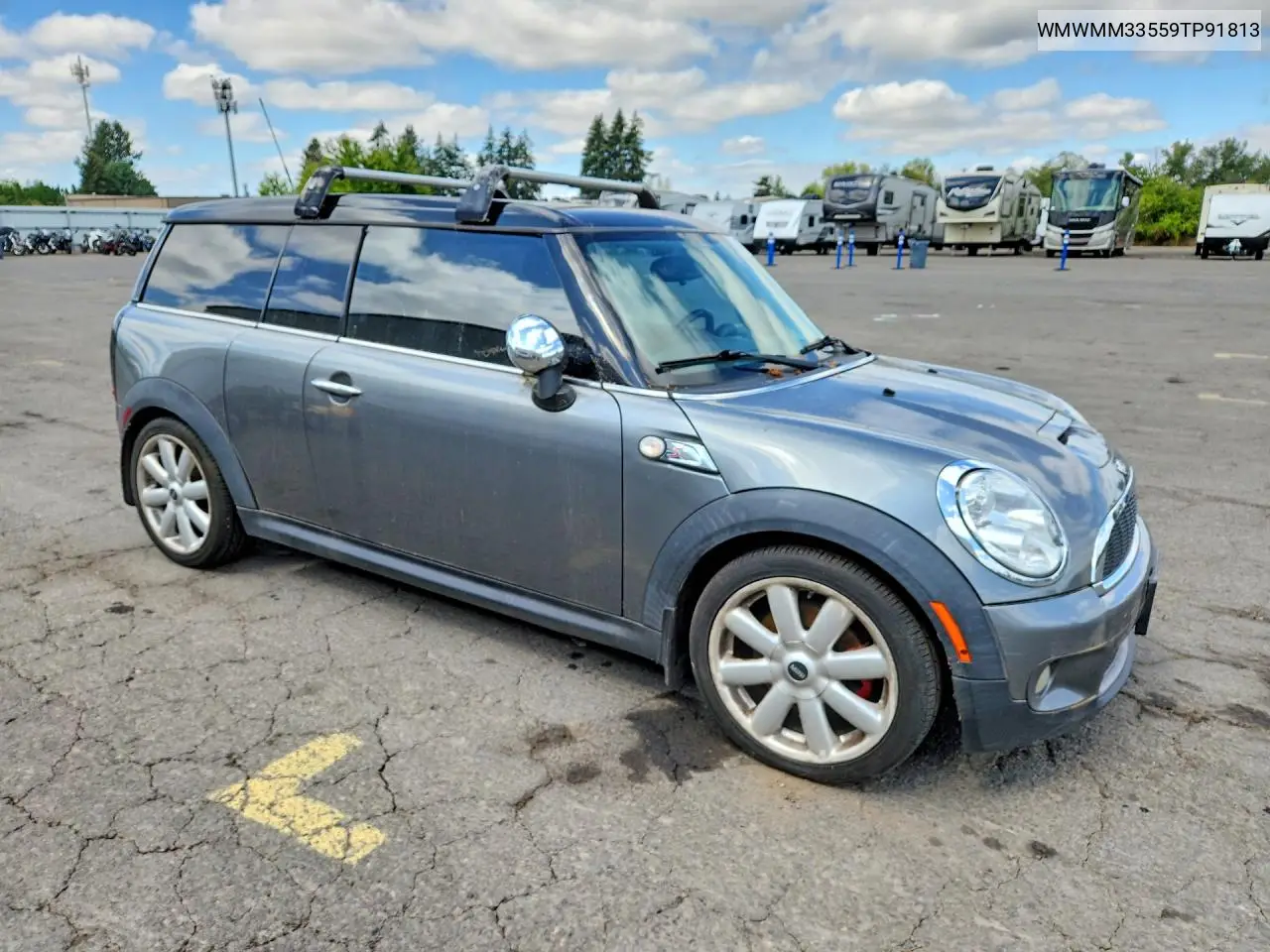2009 Mini Cooper S Clubman VIN: WMWMM33559TP91813 Lot: 61235616