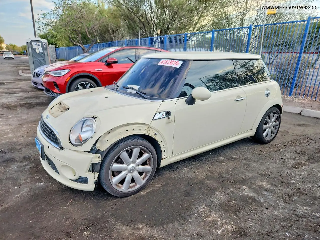 2009 Mini Cooper S VIN: WMWMF73509TW83455 Lot: 61813016