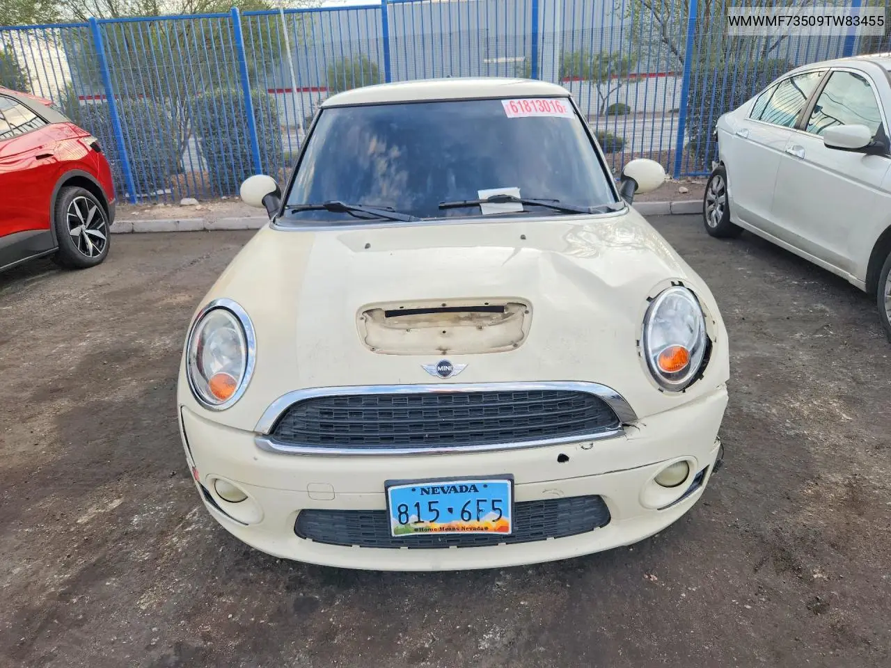 2009 Mini Cooper S VIN: WMWMF73509TW83455 Lot: 61813016
