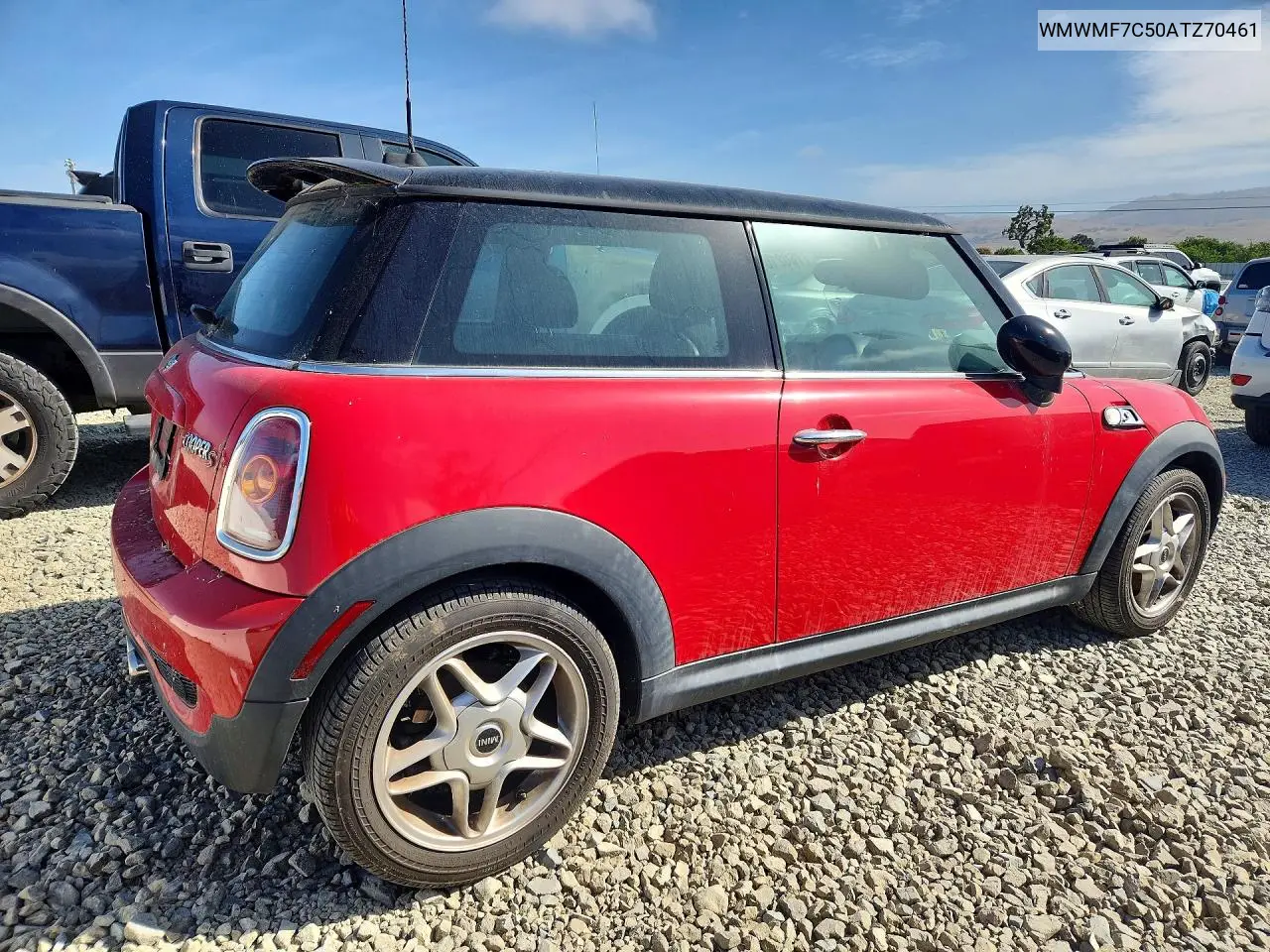 WMWMF7C50ATZ70461 2010 Mini Cooper S