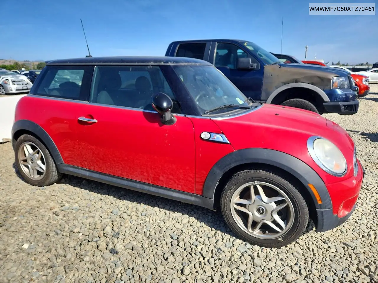 WMWMF7C50ATZ70461 2010 Mini Cooper S