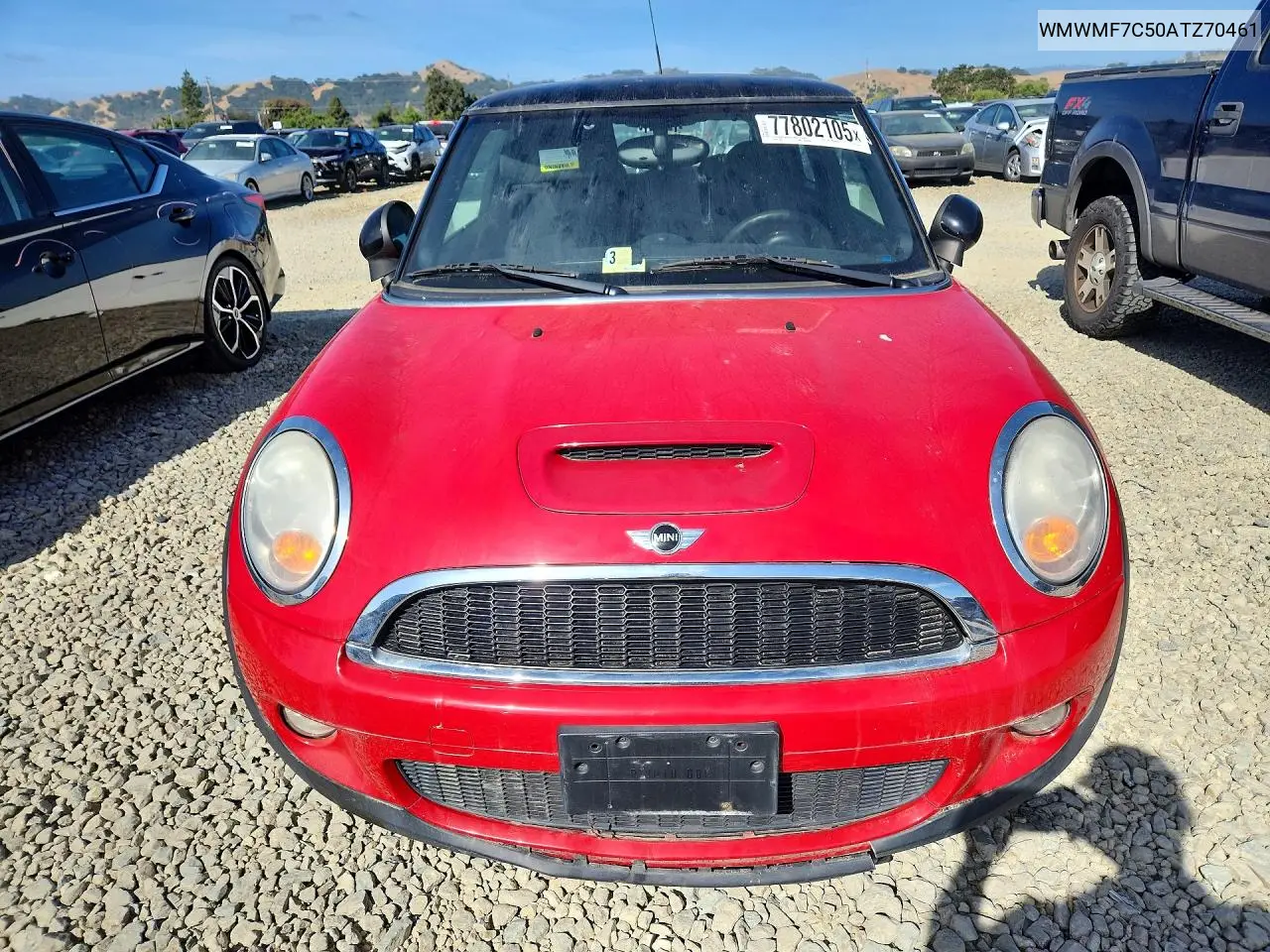 WMWMF7C50ATZ70461 2010 Mini Cooper S