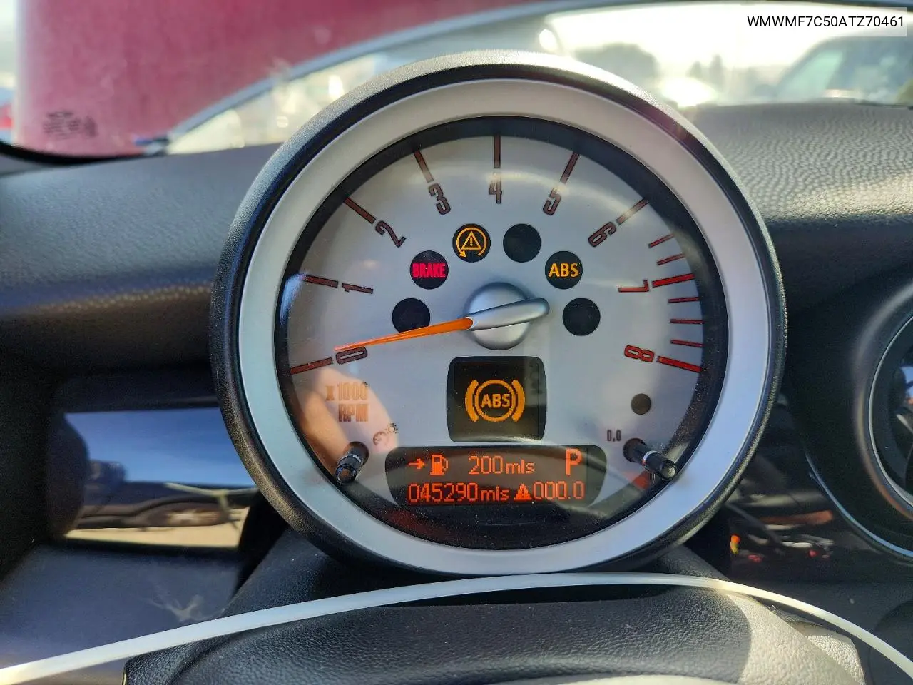 WMWMF7C50ATZ70461 2010 Mini Cooper S