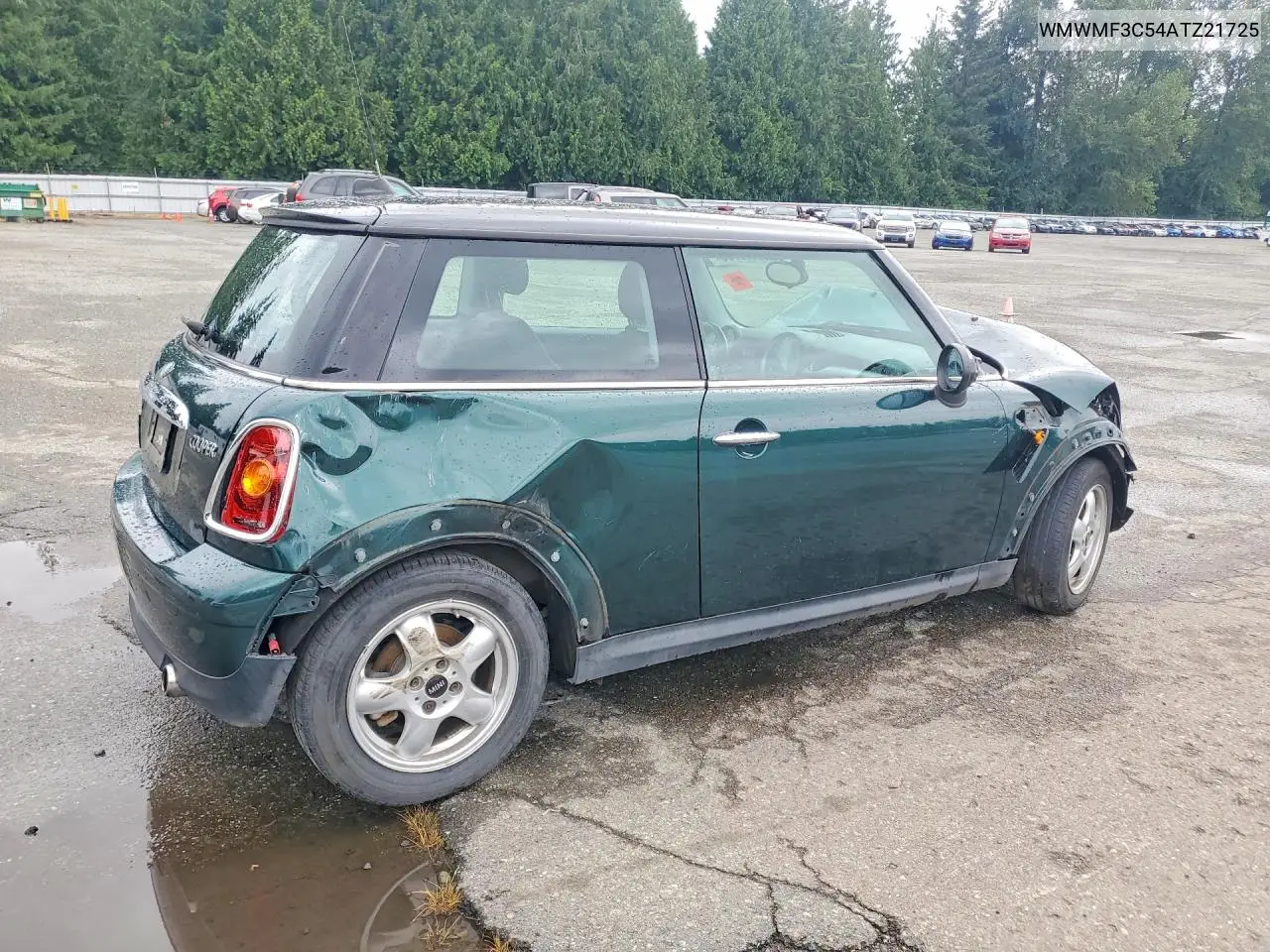 2010 Mini Cooper VIN: WMWMF3C54ATZ21725 Lot: 56470786