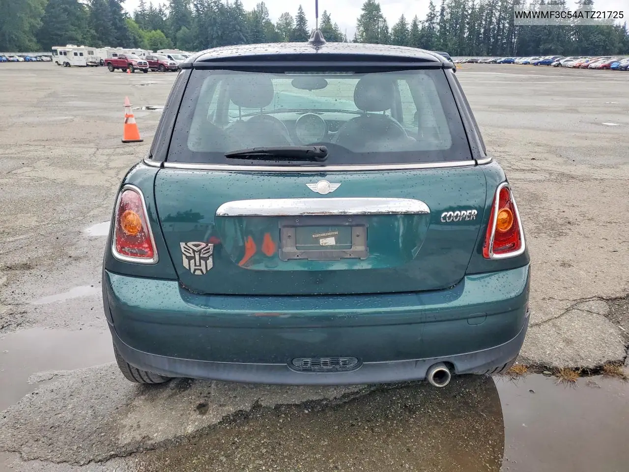 2010 Mini Cooper VIN: WMWMF3C54ATZ21725 Lot: 56470786