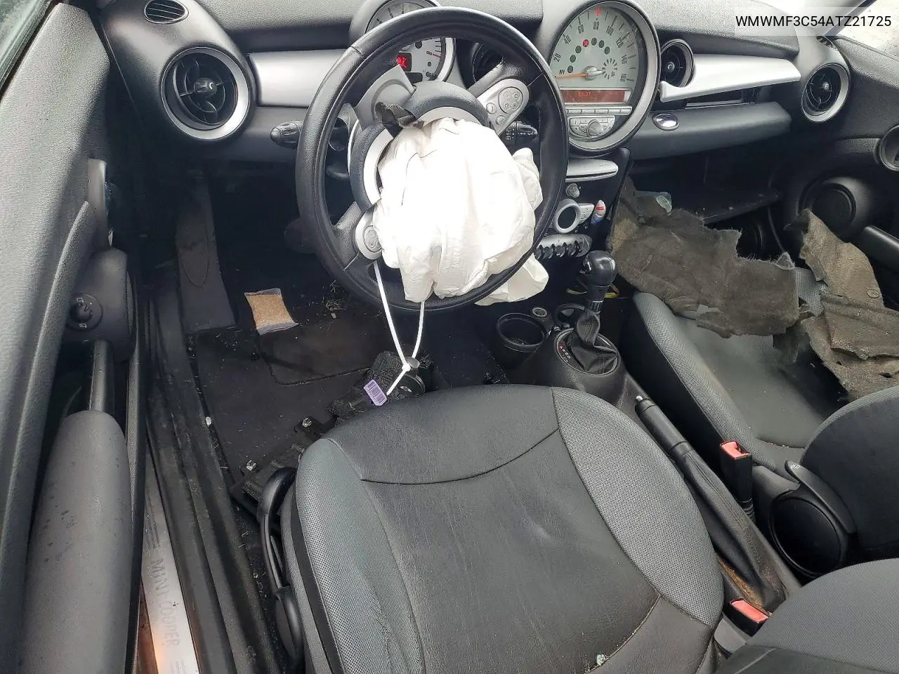2010 Mini Cooper VIN: WMWMF3C54ATZ21725 Lot: 56470786