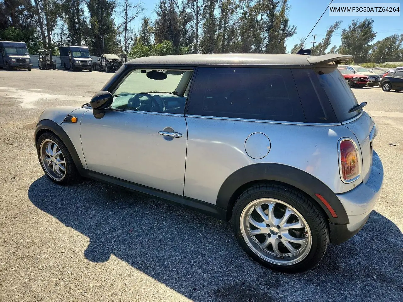 2010 Mini Cooper VIN: WMWMF3C50ATZ64264 Lot: 60325266