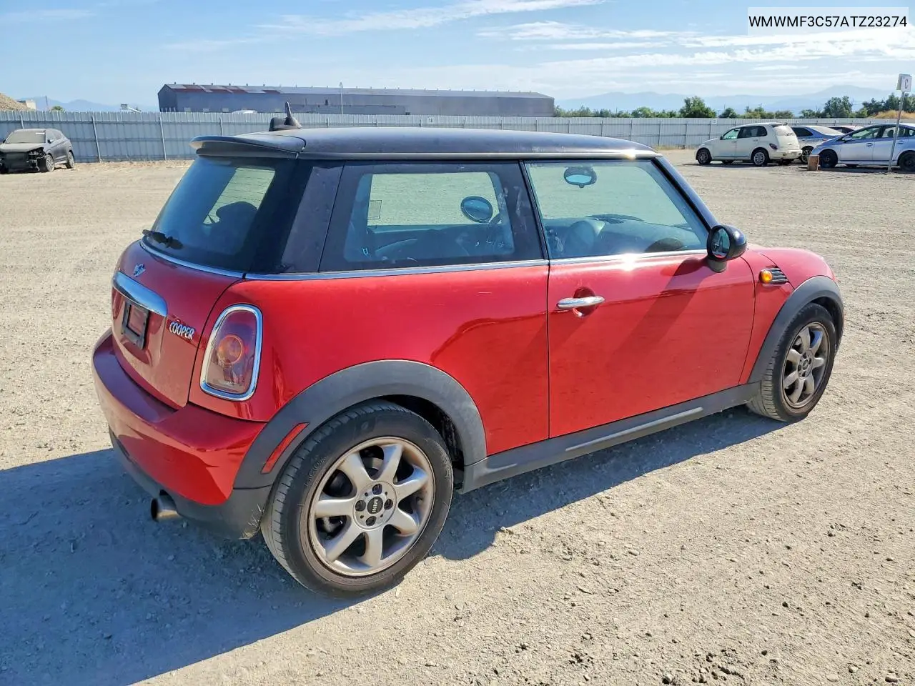 2010 Mini Cooper VIN: WMWMF3C57ATZ23274 Lot: 60977766