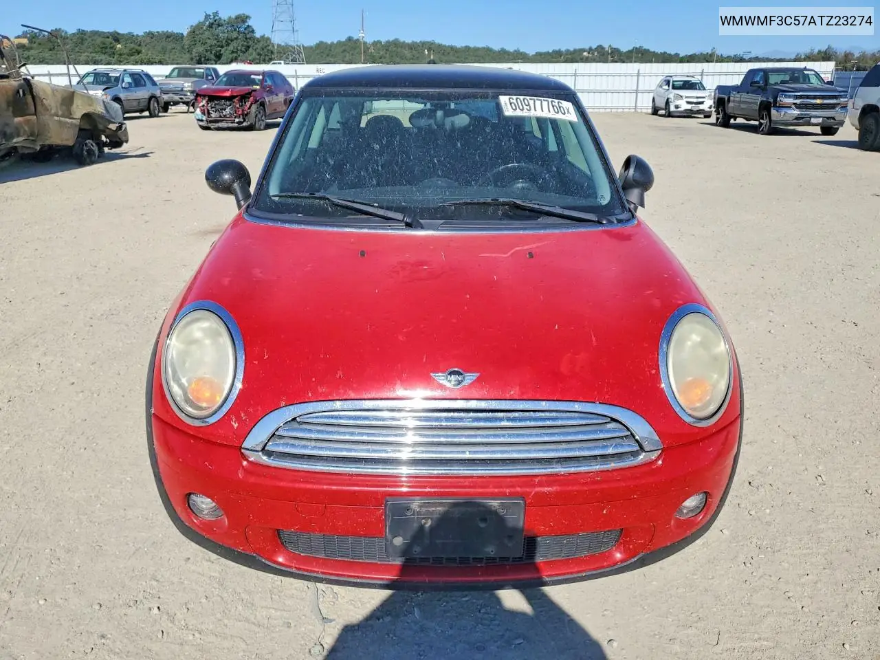 2010 Mini Cooper VIN: WMWMF3C57ATZ23274 Lot: 60977766