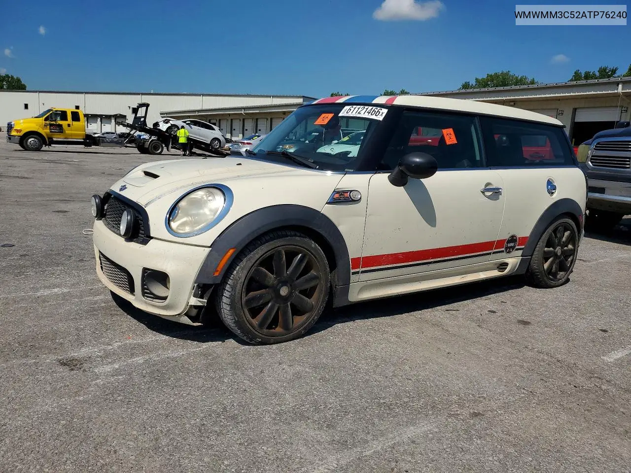 2010 Mini Cooper S Clubman VIN: WMWMM3C52ATP76240 Lot: 61121466