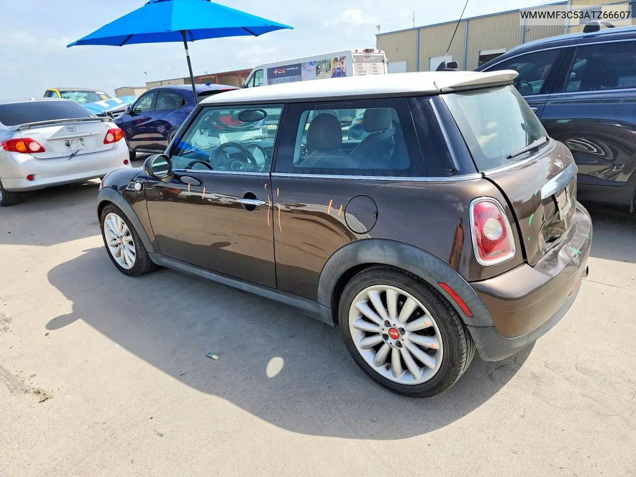 2010 Mini Cooper VIN: WMWMF3C53ATZ66607 Lot: 61696386