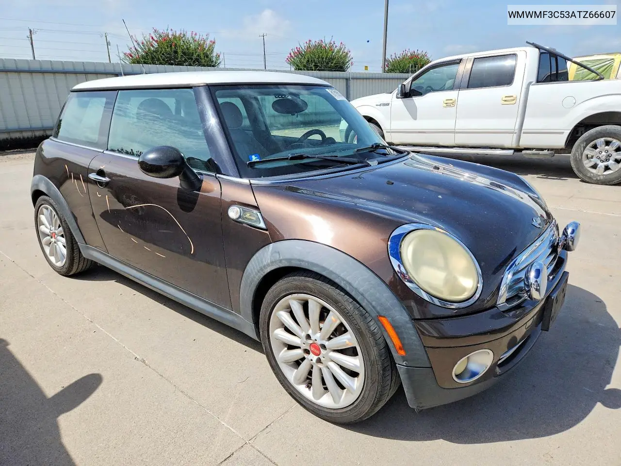 2010 Mini Cooper VIN: WMWMF3C53ATZ66607 Lot: 61696386