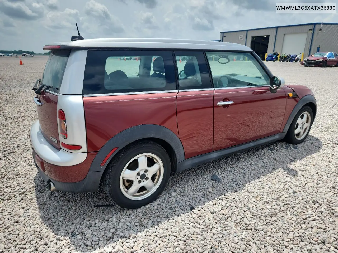 2010 Mini Cooper Clubman VIN: WMWML3C5XATX36880 Lot: 61732286