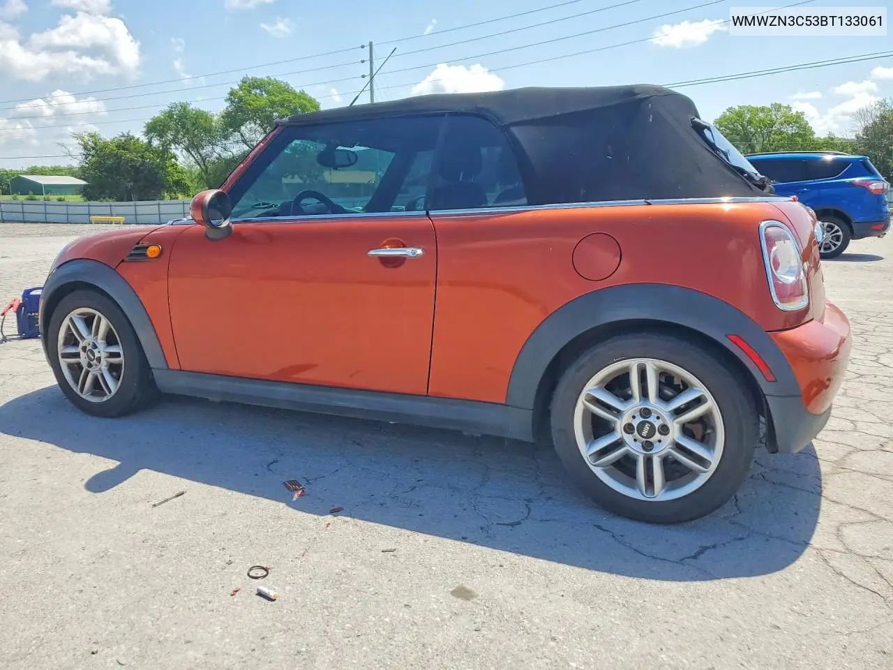 2011 Mini Cooper VIN: WMWZN3C53BT133061 Lot: 56883386