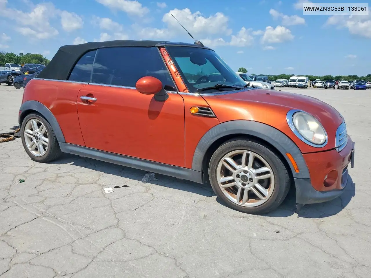 2011 Mini Cooper VIN: WMWZN3C53BT133061 Lot: 56883386