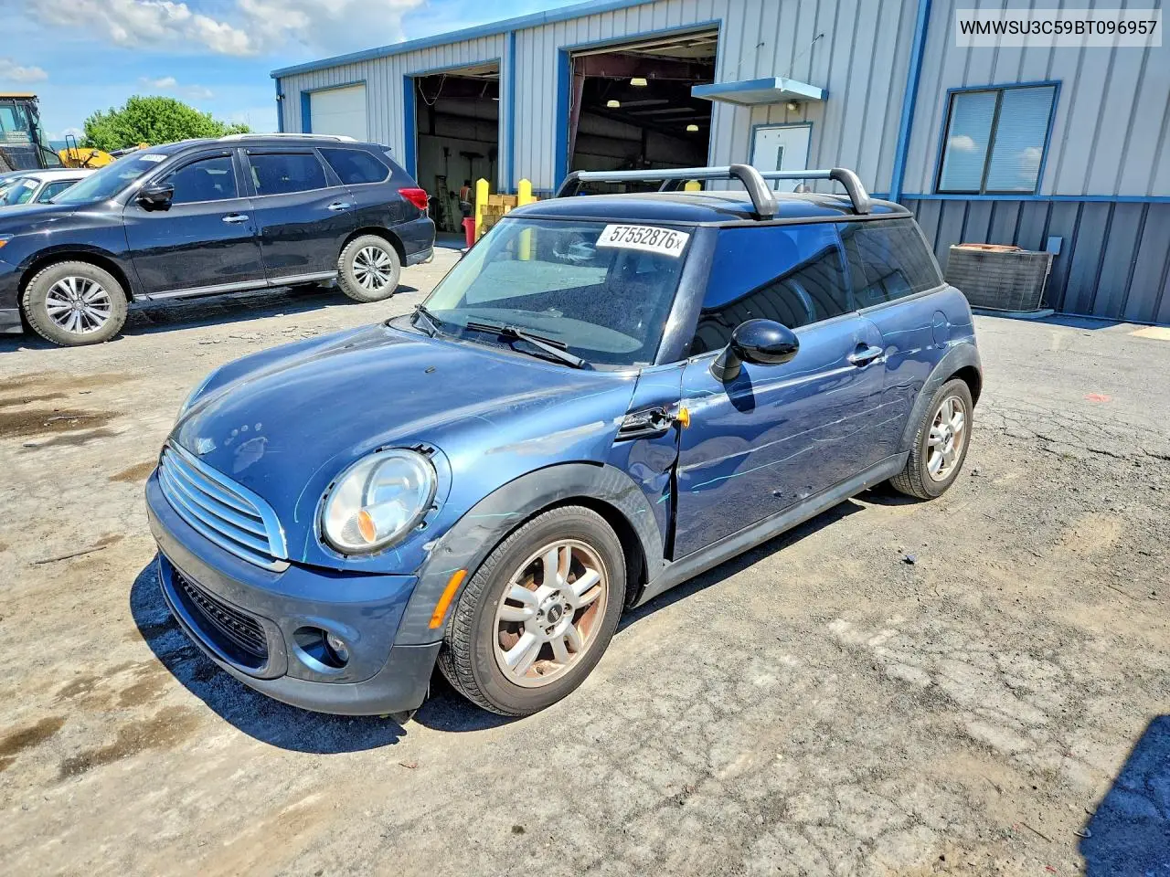 2011 Mini Cooper VIN: WMWSU3C59BT096957 Lot: 57552876
