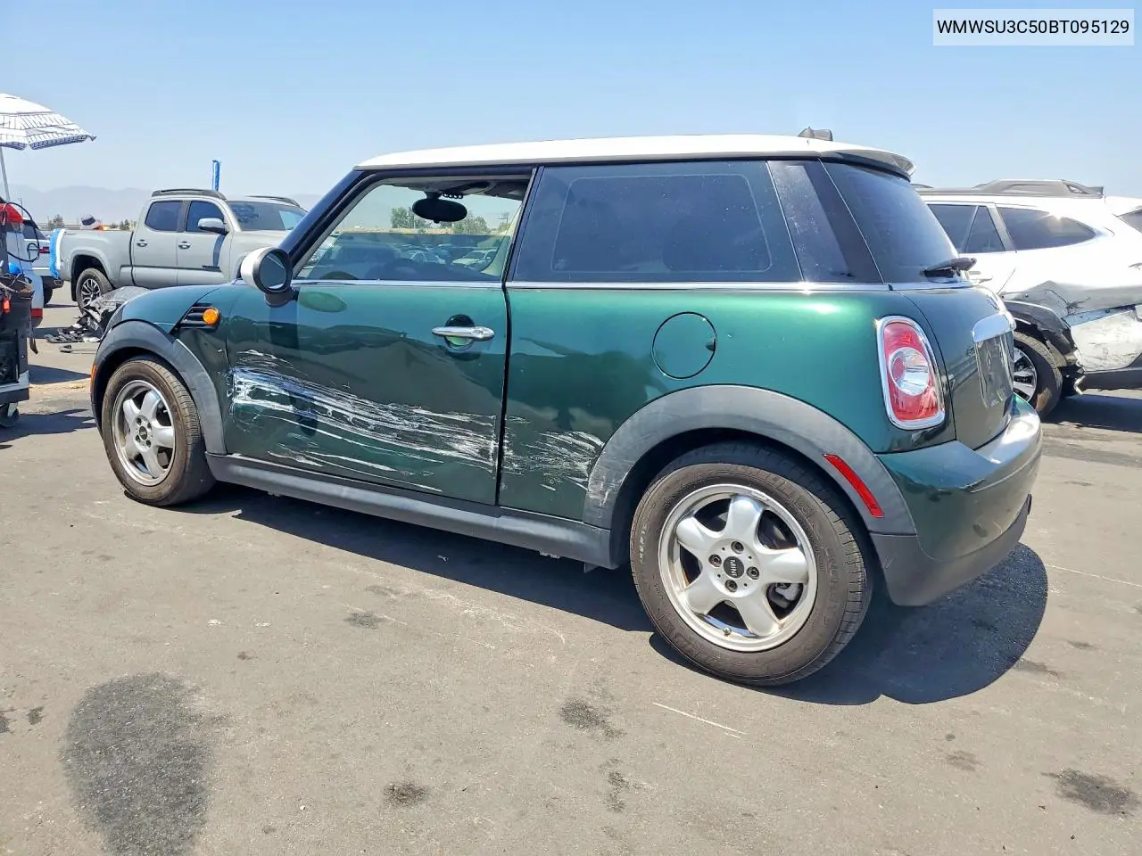 2011 Mini Cooper VIN: WMWSU3C50BT095129 Lot: 57777426