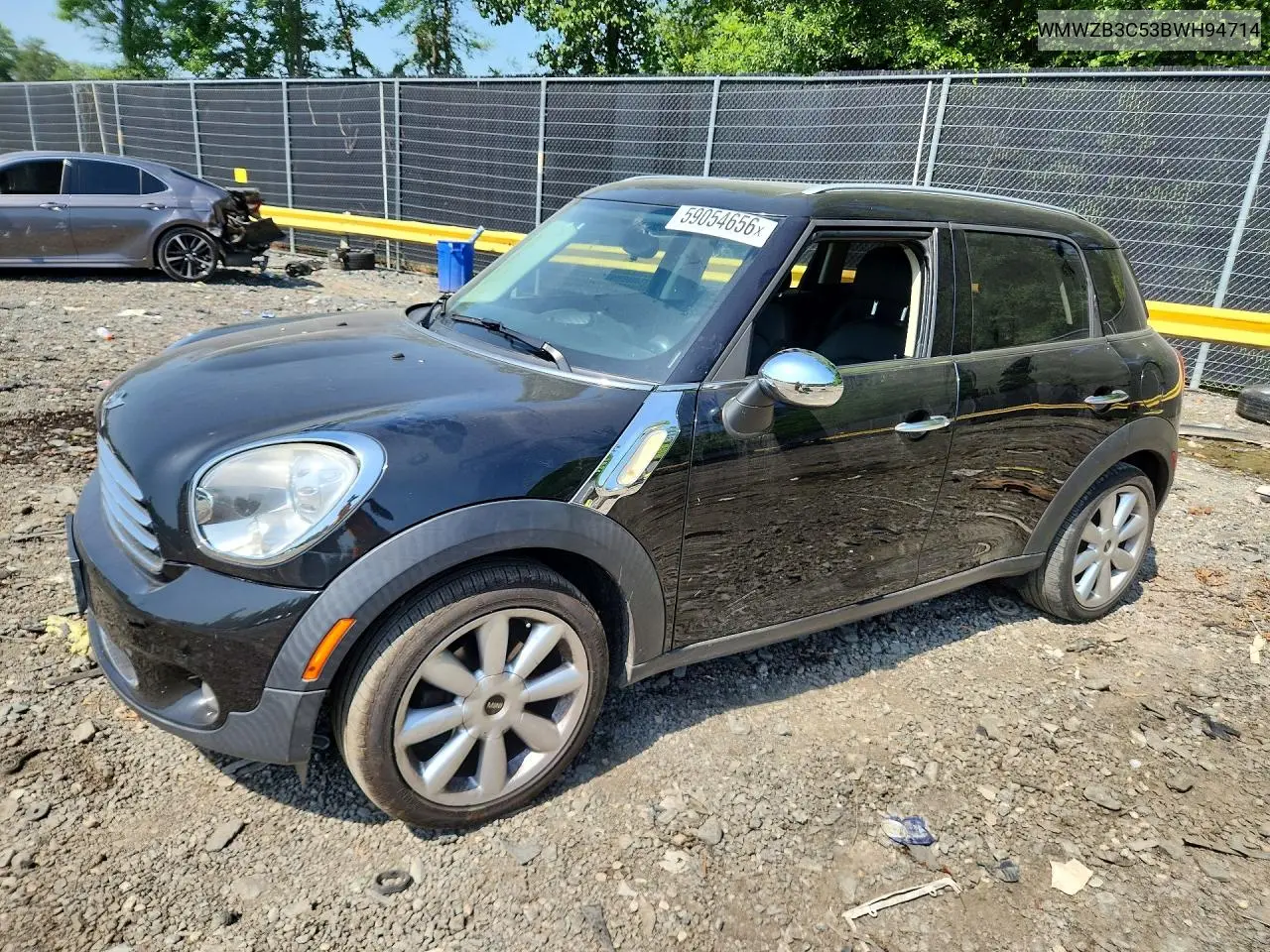 2011 Mini Cooper Countryman VIN: WMWZB3C53BWH94714 Lot: 59054656