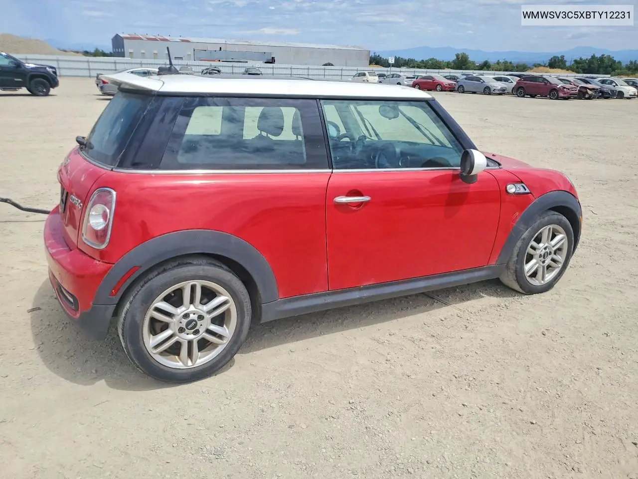 2011 Mini Cooper S VIN: WMWSV3C5XBTY12231 Lot: 59149496