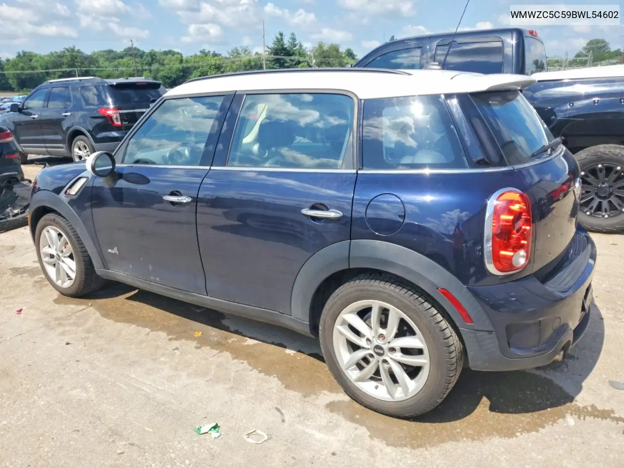2011 Mini Cooper S Countryman VIN: WMWZC5C59BWL54602 Lot: 59242236