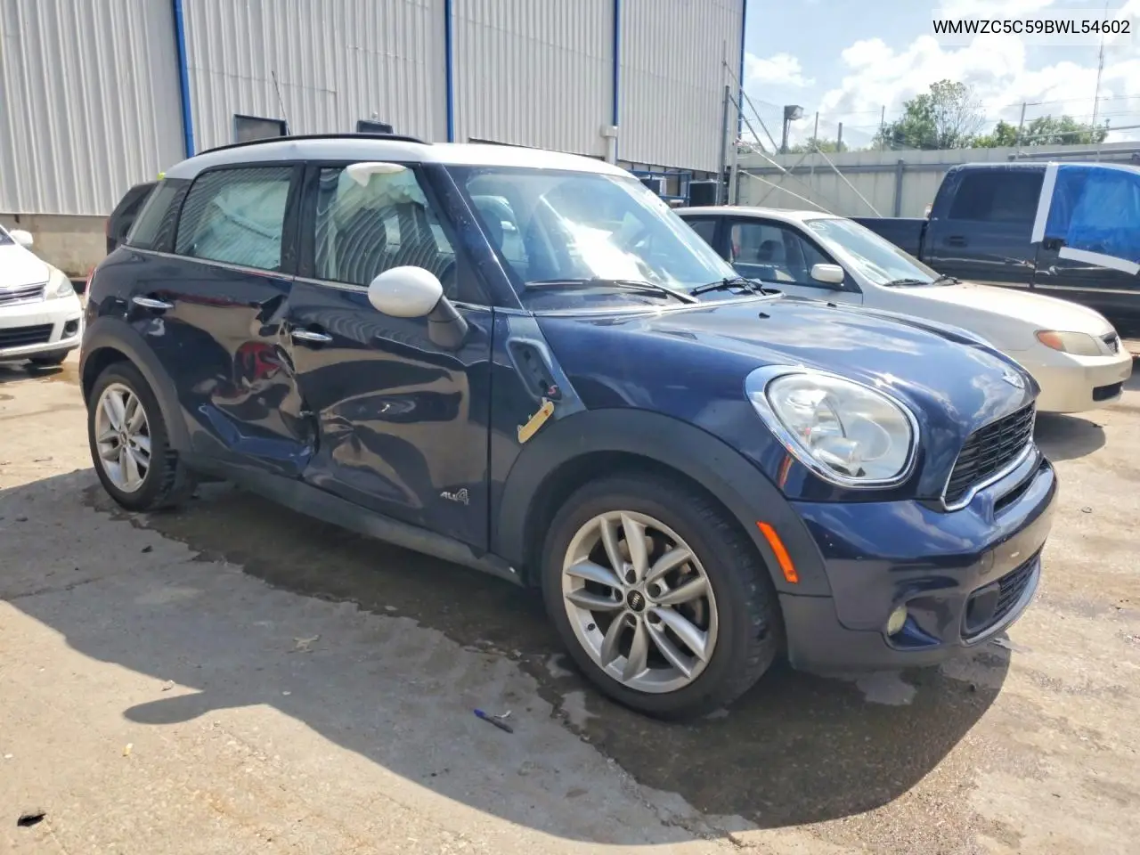 2011 Mini Cooper S Countryman VIN: WMWZC5C59BWL54602 Lot: 59242236