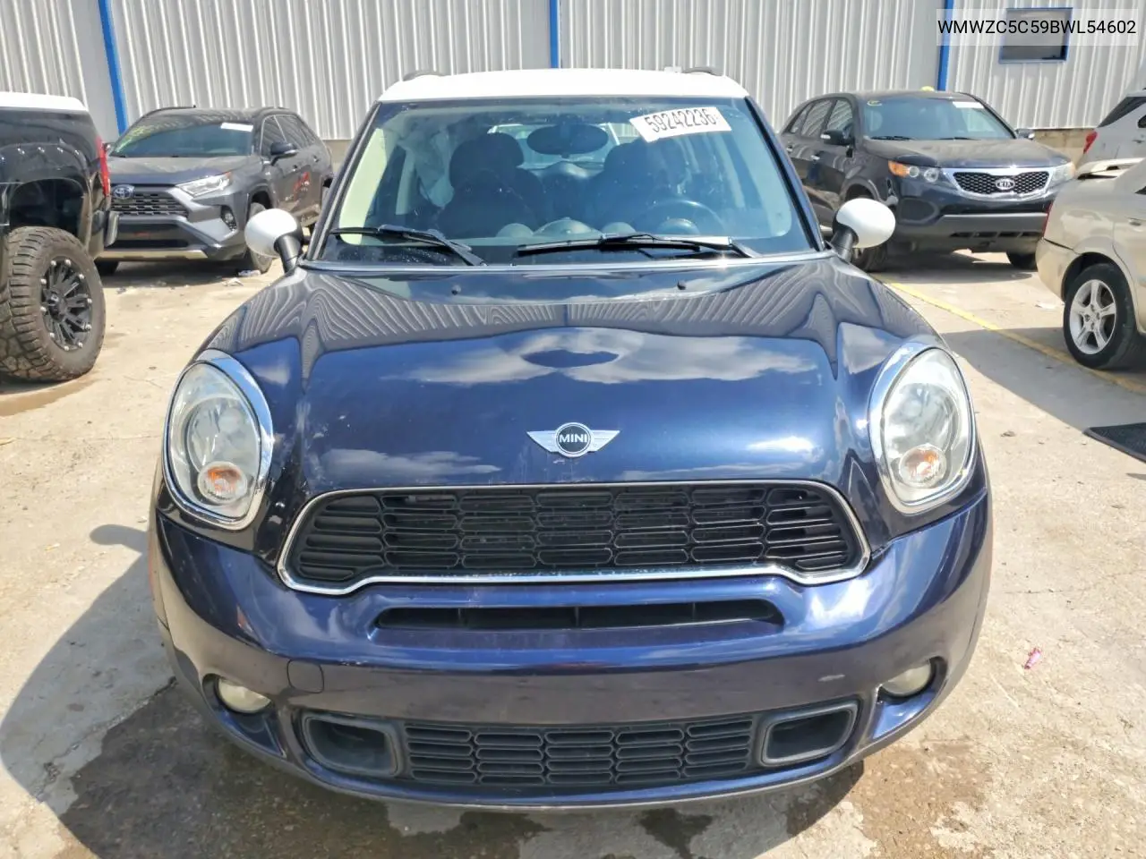 2011 Mini Cooper S Countryman VIN: WMWZC5C59BWL54602 Lot: 59242236