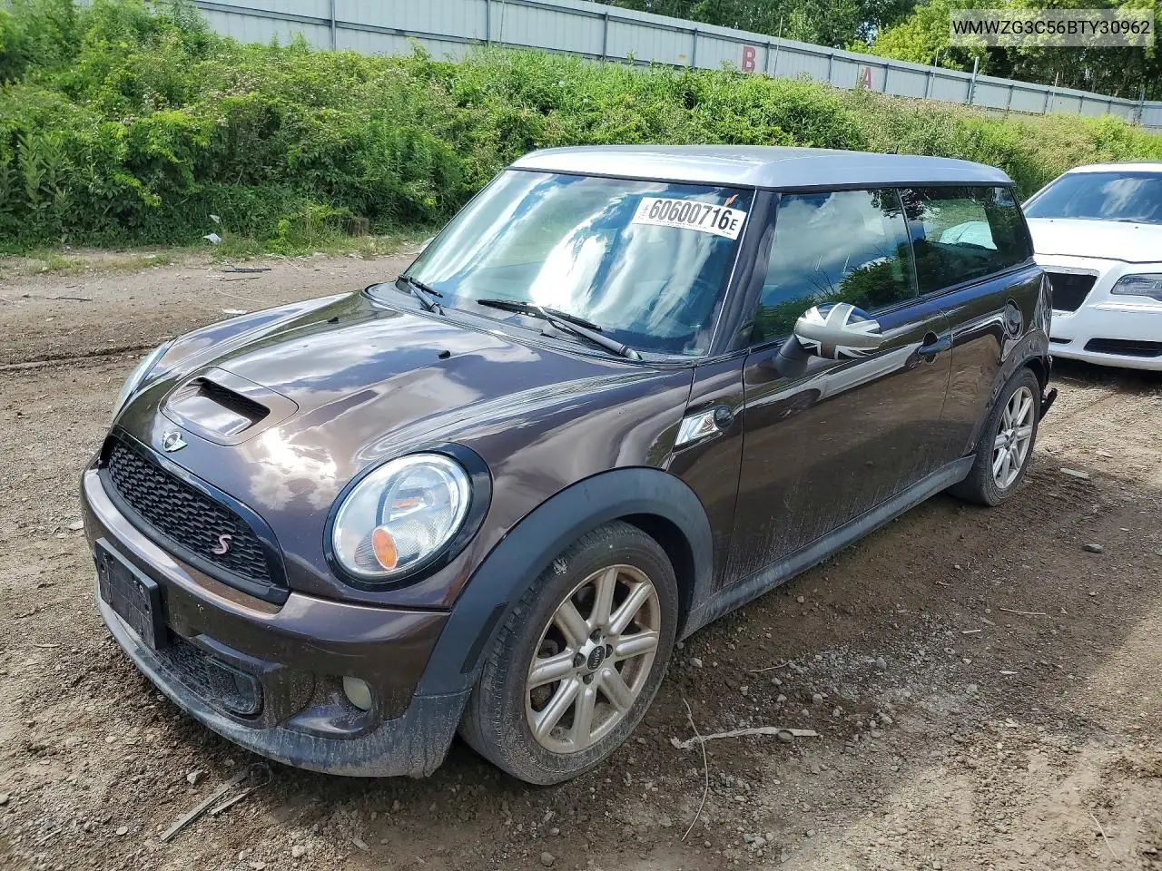 2011 Mini Cooper S Clubman VIN: WMWZG3C56BTY30962 Lot: 60600716