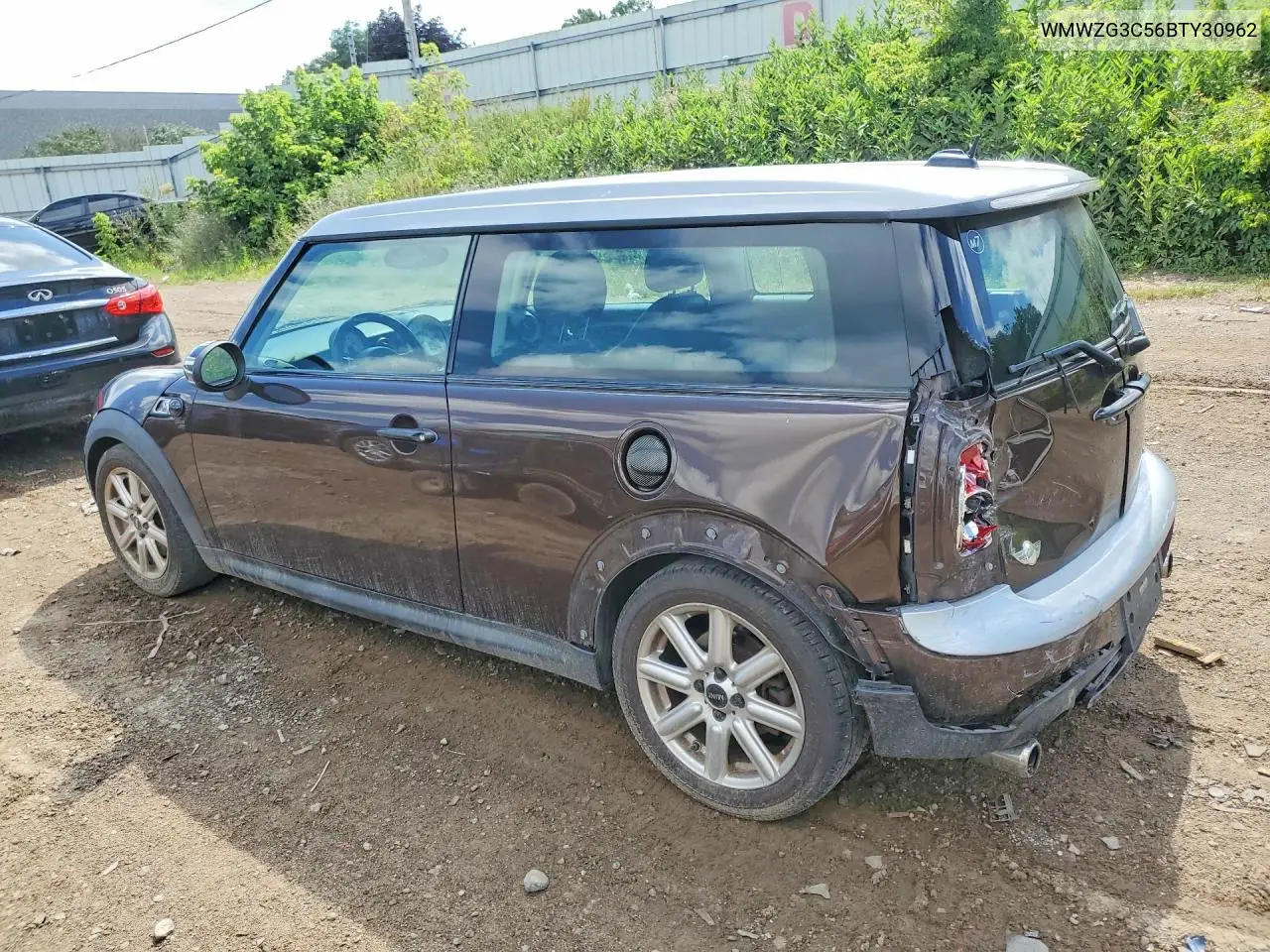 2011 Mini Cooper S Clubman VIN: WMWZG3C56BTY30962 Lot: 60600716