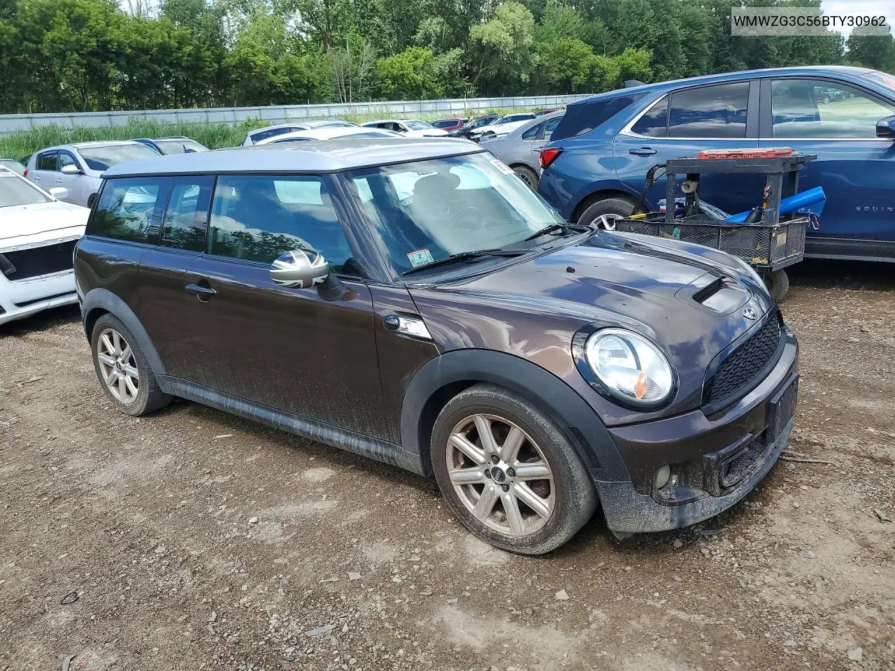 2011 Mini Cooper S Clubman VIN: WMWZG3C56BTY30962 Lot: 60600716
